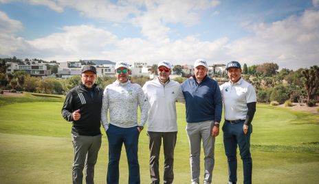  Vladimir Infante, Beto Fontes, José Luis Mercado, Alfredo Ayala y Jesús Martín del Campo.
