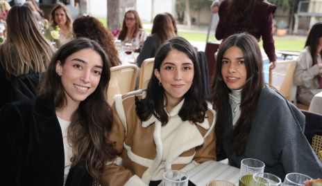 Paula Pérez, Paola Dávila y Ana Lu Díaz Infante.