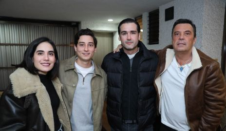  Mariana Rodríguez, Santiago Rodríguez, José Iga y David Lozano.