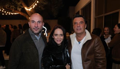  Juan Pablo Nava, Hortensia López y David Lozano.