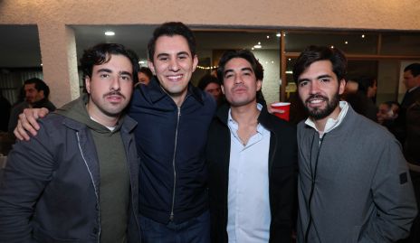  Alejandro Navarro, Enrique Salces, José María Rodríguez y Juan Pablo Quintero.