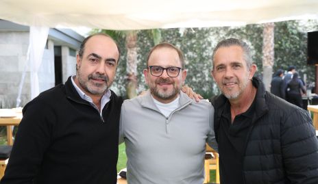  Gustavo Puente, Saad Sarquis y Eduardo Espinosa.
