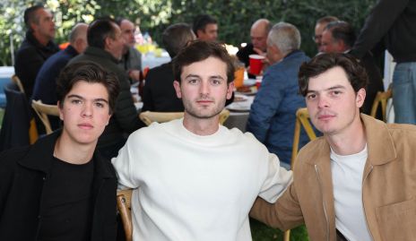  Lucas Espinosa, Pato Sarquis y Juanca Hernández.