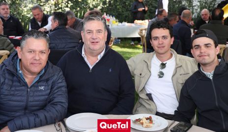 Pepe Guevara, Jacobo Payán, Santi Pérez y Aldo Pizzuto.