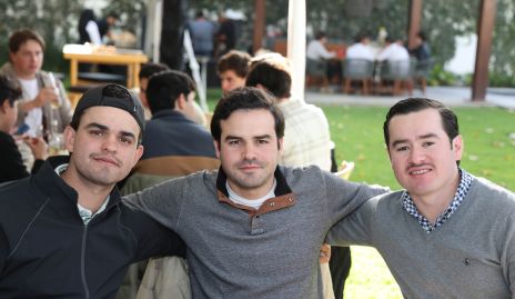  Aldo Pizzuto, Jero Gómez y Santi Guevara.