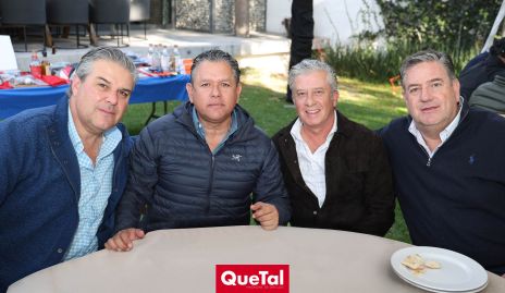  Salomón Dip, José Guevara, Jorge Gómez y Jacobo Payán.