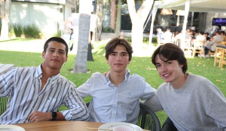  Rodrigo Gómez, Rodrigo Díaz y Paulo Abaroa.