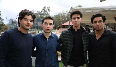  Diego Gallegos, Jürgen Heinze, Diego Barragán y José Rodríguez.