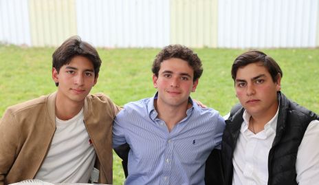  Juan Pablo Humara, Víctor Santos y Juan Pablo González.