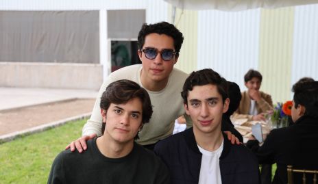  Alex Lozano, Juan José Leos y Mateo Conde.
