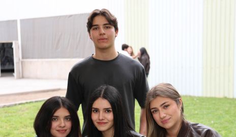  Demetrio Rivera, Majo Hernández, Sofía Anguiano e Isabela Rossel.