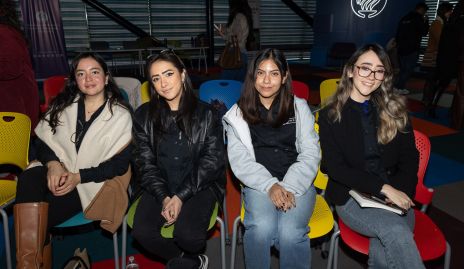  Majo Solana, Evelyn Zárate, Jacqueline Hinojosa y Daniela Frías.