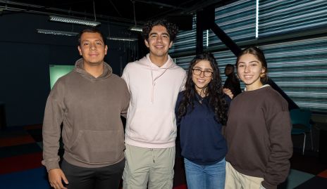  Alan Castillo, Santiago Naranjo, Mariana Kim e Isabella Dorador.