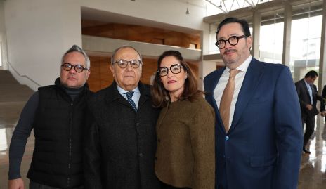  Aldo Martínez, Gustavo Barrera, Paulina De Antuñano y Germán González.