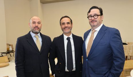  Jorge Barrera, Javier Díaz de León y Germán González.