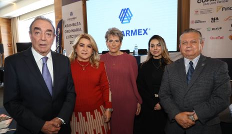  Gustavo Puente, Carmenchu, Ana María Abascal, Emma Fernández y José Homero Garza