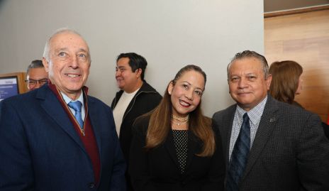  Federico Díaz Infante, Ana Morales y José Homero Garza.