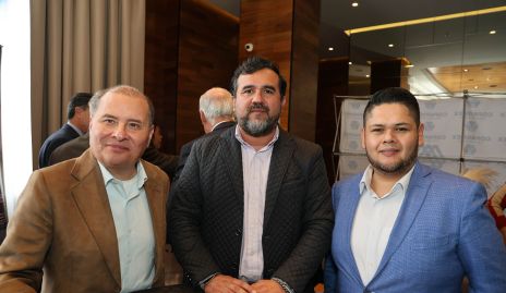  Javier Medina, Beto Varela y César Torres.