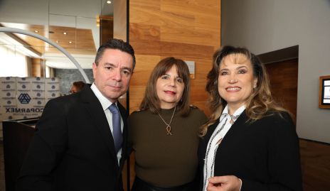  Jorge Ramos, Laura Autrique y Ana Lilia Von Der Meden.