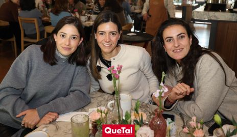  Daniela Yamín, Gaby Labastida y Fernanda Saiz.