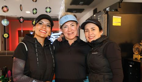  Linda Estrada, Margarita Padilla y Alma Rosa Méndez.