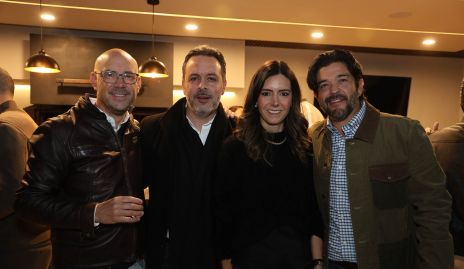  Roberto García, Xavier Castro, Gaby Labastida y Marcelo Lozano.