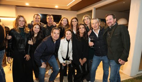  Puy Galán con sus amigos.