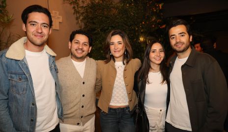  Daniel Correa, Héctor Padrón, Ana Paula González, Paola Correa y Rodrigo Michel.