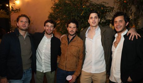  Jorge García, Mauricio Maza, Claudio Meade, Antonio Cantú y Julián Abud 