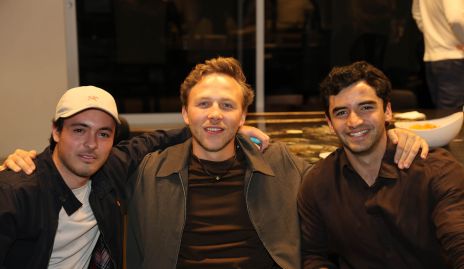  Diego González, Werner Heinze y Rodrigo Córdova.