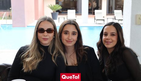  Joaquina Morales, Sofía Oliva y  Ximena Delsol.