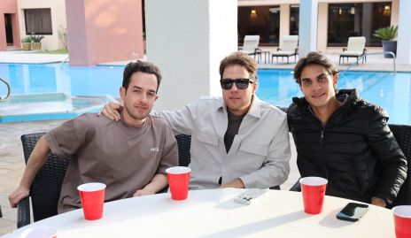  Diego Gómez, Tomás Alcalde y Diego Medina.