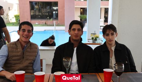  Paulo Alcalde, Marcelo Silva y Juan Carlos Nieto.