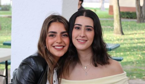  Julia Chevaile e Isabel Gutiérrez.