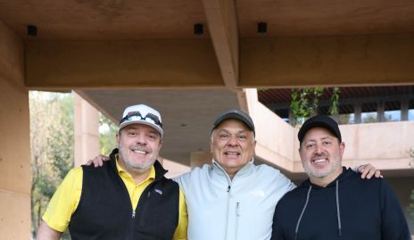  Héctor Morales, Ariel Álvarez y Daniel Carreras.