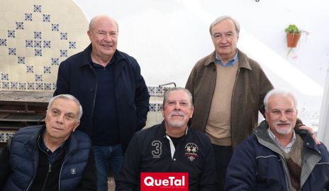  Manuel del Villar, Fernando Lara, Oscar Morales, José Mejía y Ernesto Suárez.
