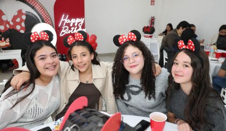 Alexa Juárez, Eugenia Campos, Dani Mejía y Fátima Méndez.