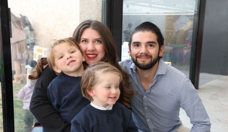  Matías Delsol, Rodrigo Delsol, Marian del Muro y Asiel Delsol.