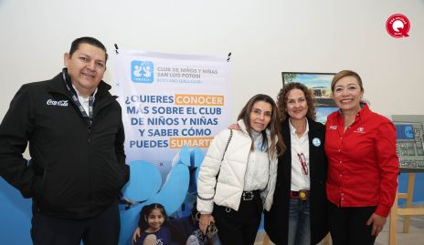  Bladimir Montenegro, Claudia Leal, Guillermina Guerra y Liliana Sánchez.