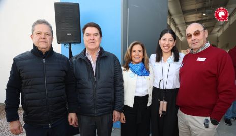  José María Padilla, Rodolfo Álvarez, Martha Elena Muñiz, Fer Martínez y Fernando López.