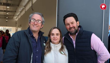  Augusto Martínez, Ana Sofía Lozano y Beto Rangel.