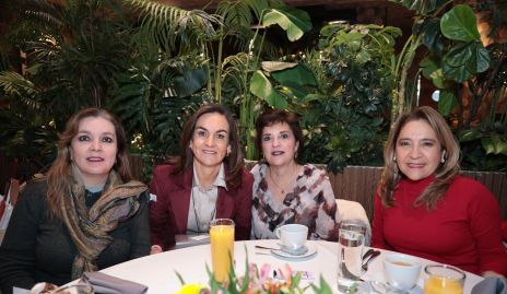  Jenny Cazares, Carmen Zapata, Lorena Maza y Alicia de la Rosa.