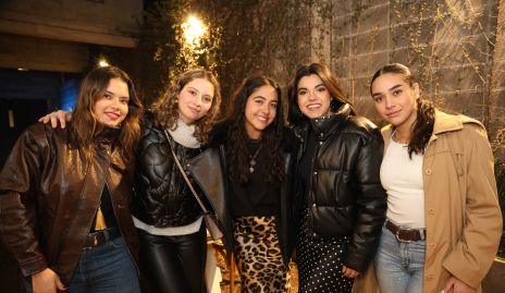  Ceci Oviedo, Inés González, Ana Pau Piñero, Regina Faz y Mariana Herrera.