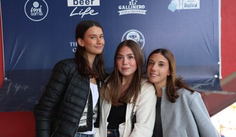  Fer Gutiérrez, Sofí Velazco y Martha Stevens.