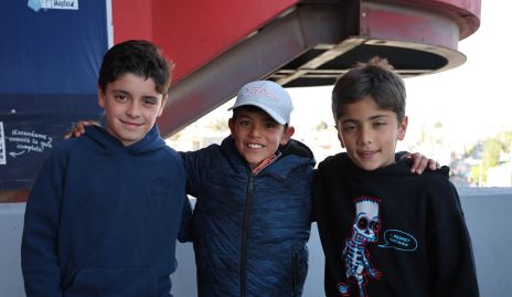  Andrés Medina, Pollo Feres y Diego Medina.