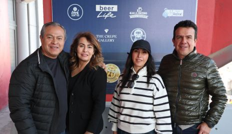  Mateo Hernández, Dani Isabel Moctezuma, Alejandra Pérez y Raúl Saldaña.