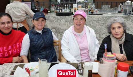  Norma Ramírez, rocío Dávila, Carmelú Arribas y Laura González.