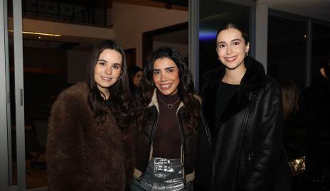 Ana Cecilia Rodríguez, Valeria de La Vega y Natalia Arocha.