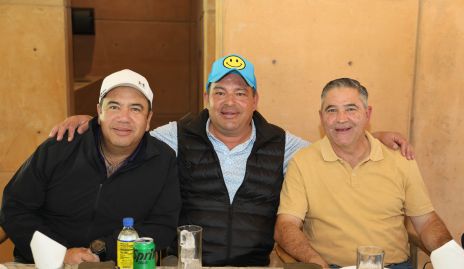  Roberto Silva, Pepe Maza y Oscar González.