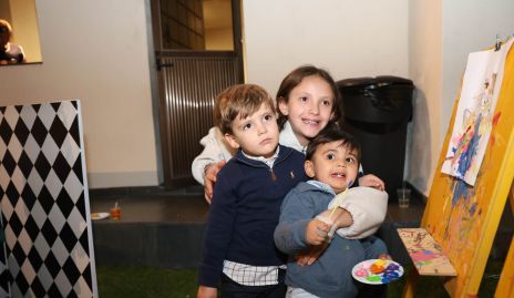  Los hermanos Diego, Danna y Alonso Valdés.